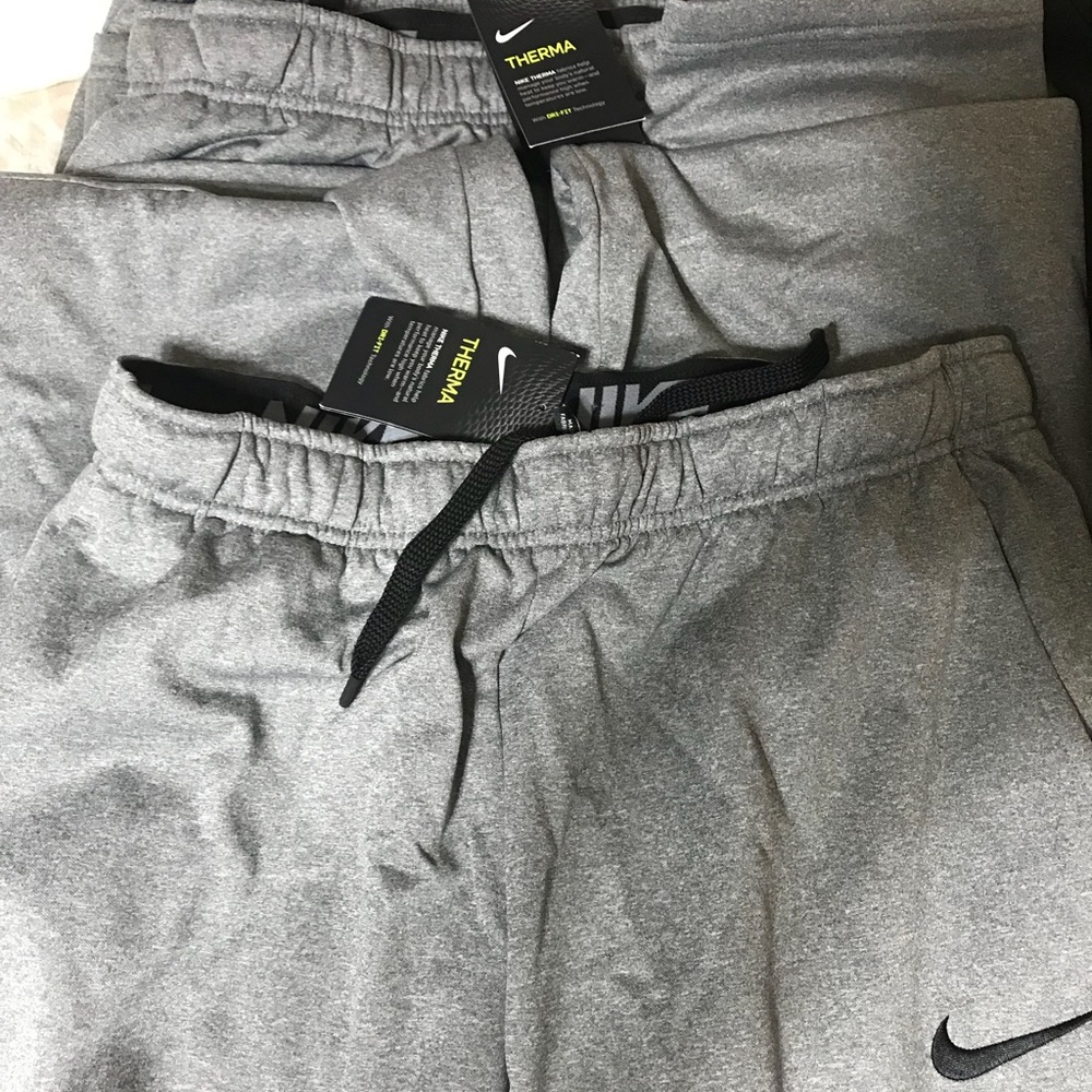 Large Grey Nike Mens Sweatpants